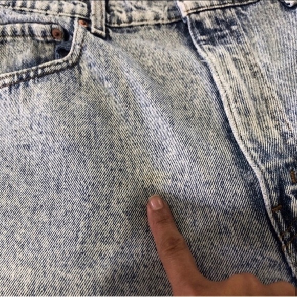Vintage LEVI’S 550 raw hem on waist high waist jeans blue - Picture 13 of 16